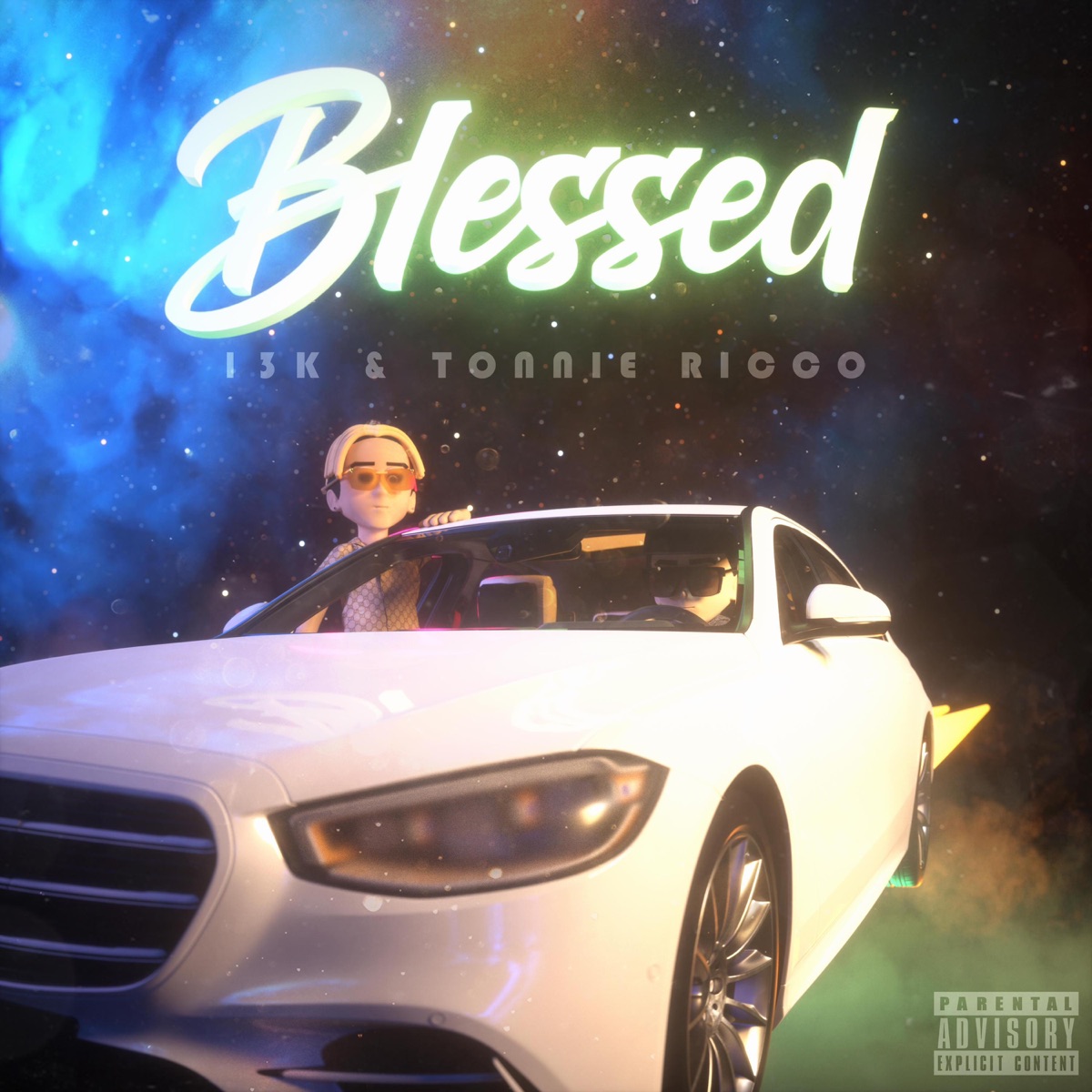 Blessed (feat. Tonnie Rico) - Single by 13k album cover
