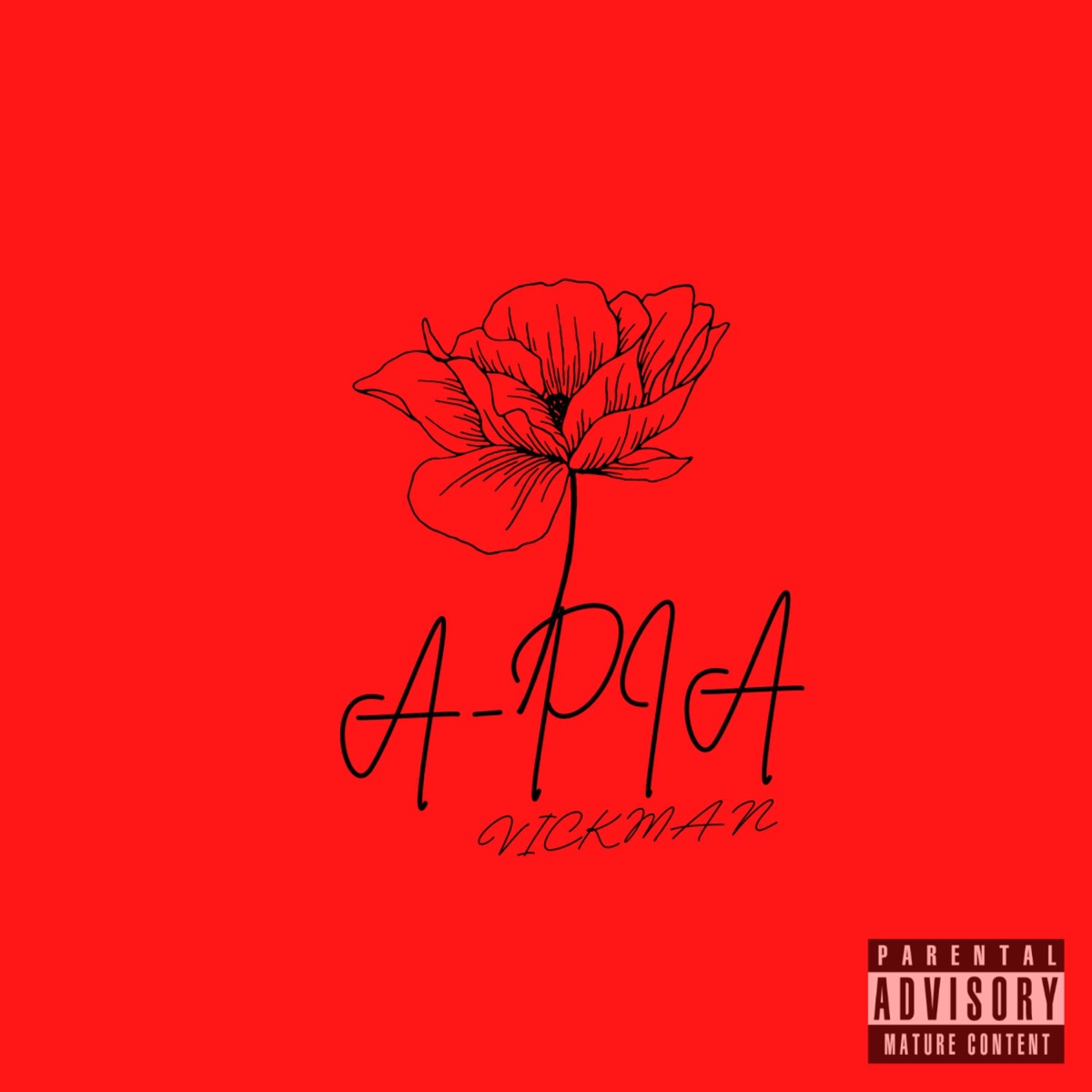 Af Pia - Single by Vickman album cover