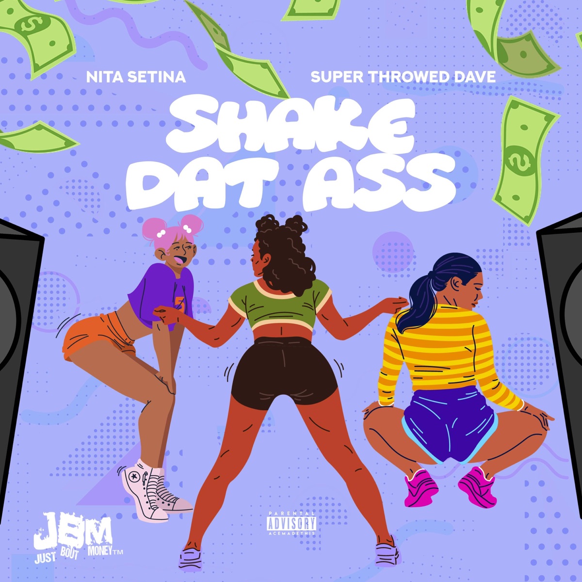 Shake Dat Ass (feat. Super Throwed Dave) - Single by Nita Setina album cover