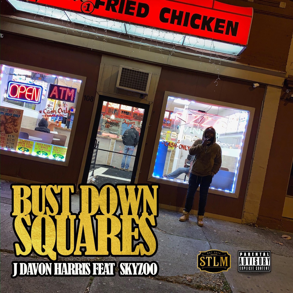 Bust Down Squares (feat. Skyzoo) - Single by J DaVon Harris album cover