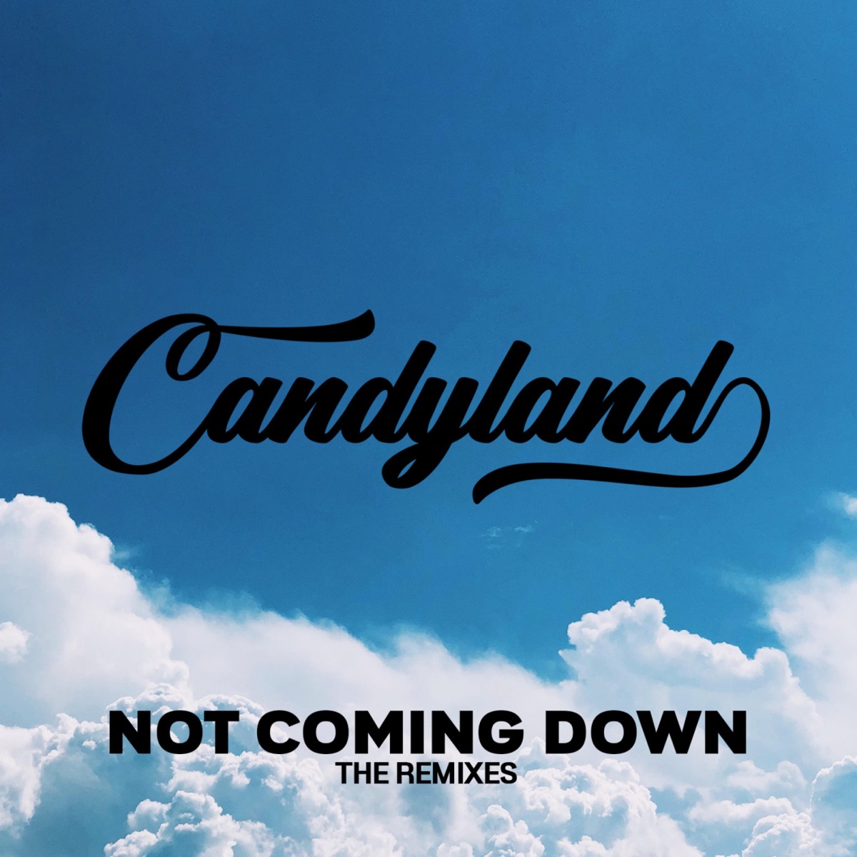 Not Coming Down (The Remixes) by Candyland & Zak Waters album cover