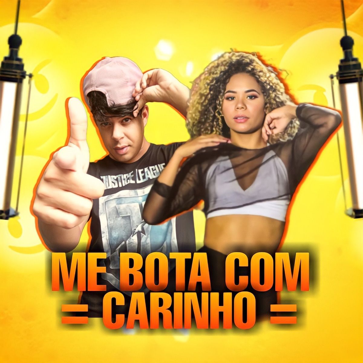Me Bota Com Carinho - Single by Edson Cicinho & Beatriz Feijó album cover