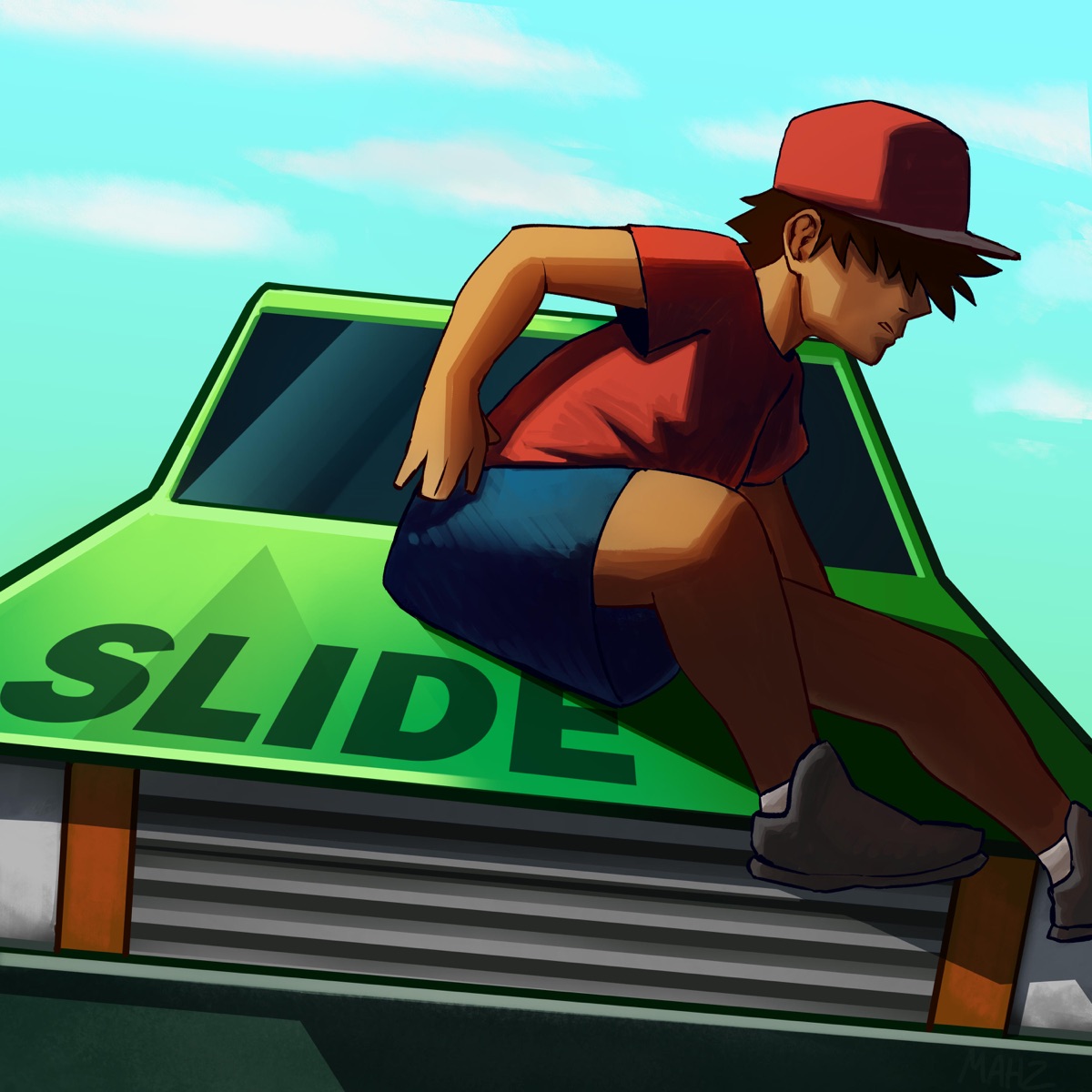 Slide (feat. yayu & OmarCameUp) - Single by Chubbz album cover