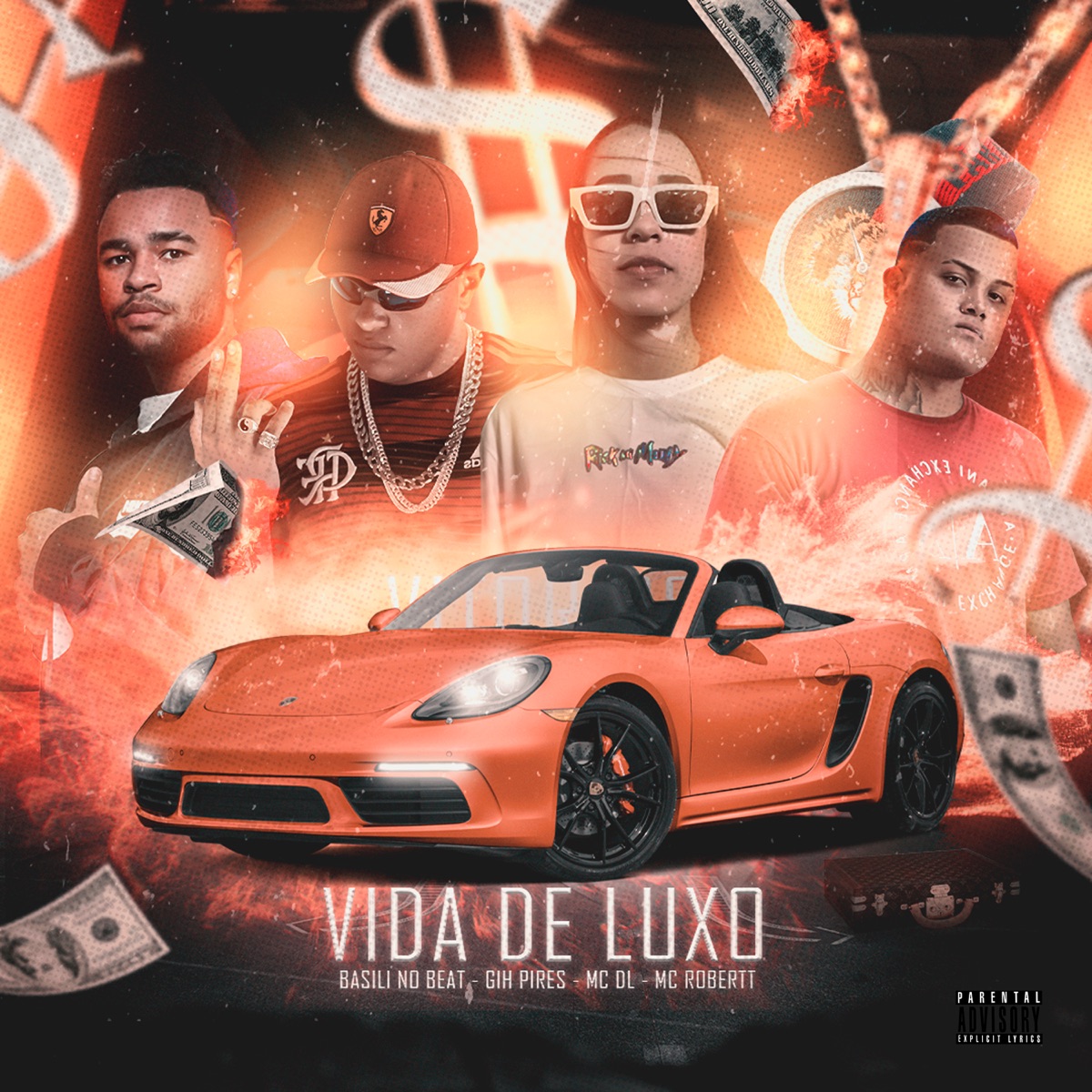 Vida de Luxo (feat. mc robertt) - Single by GIH PIRES, MC DL & Basili no Beat album cover