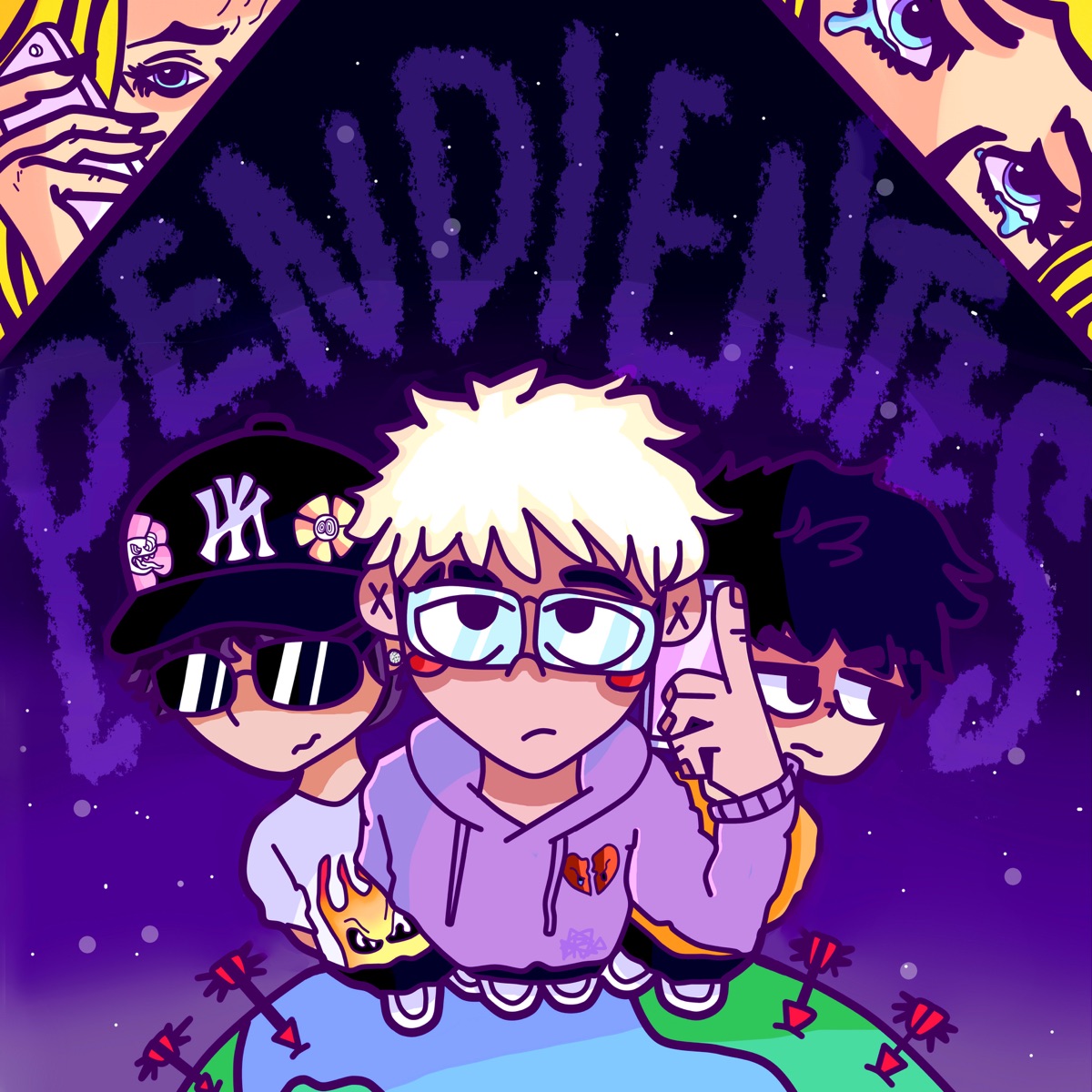 Pendientes - Single by Miljaus, CA$TA & HOLYYEO album cover