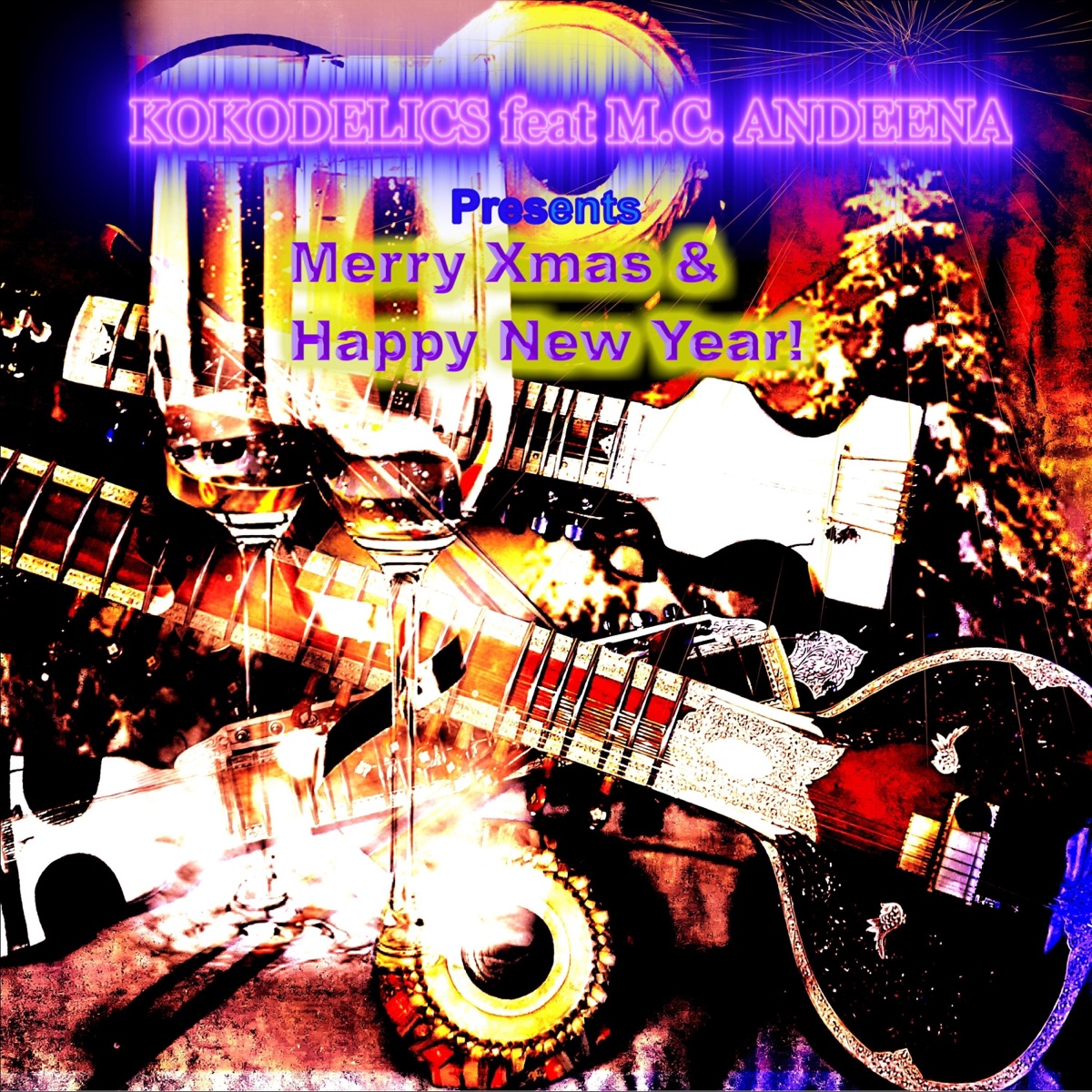 Merry Xmas & Happy New Year (feat. M.C. ANDEENA) - Single by kokodelics album cover