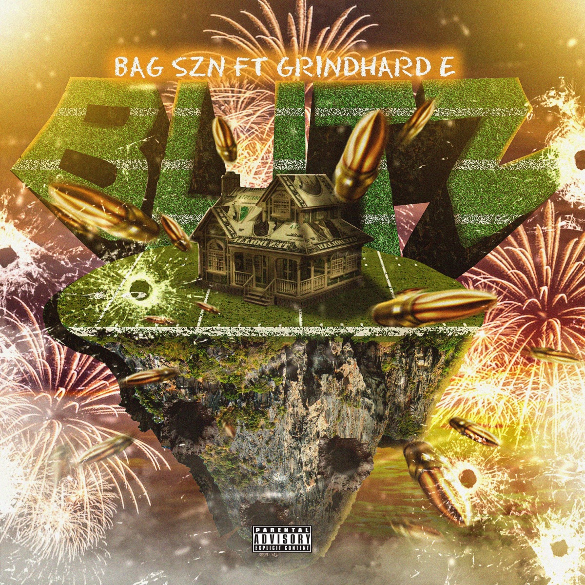 Blitz (feat. GrindHard E) - Single by BAG SZN album cover