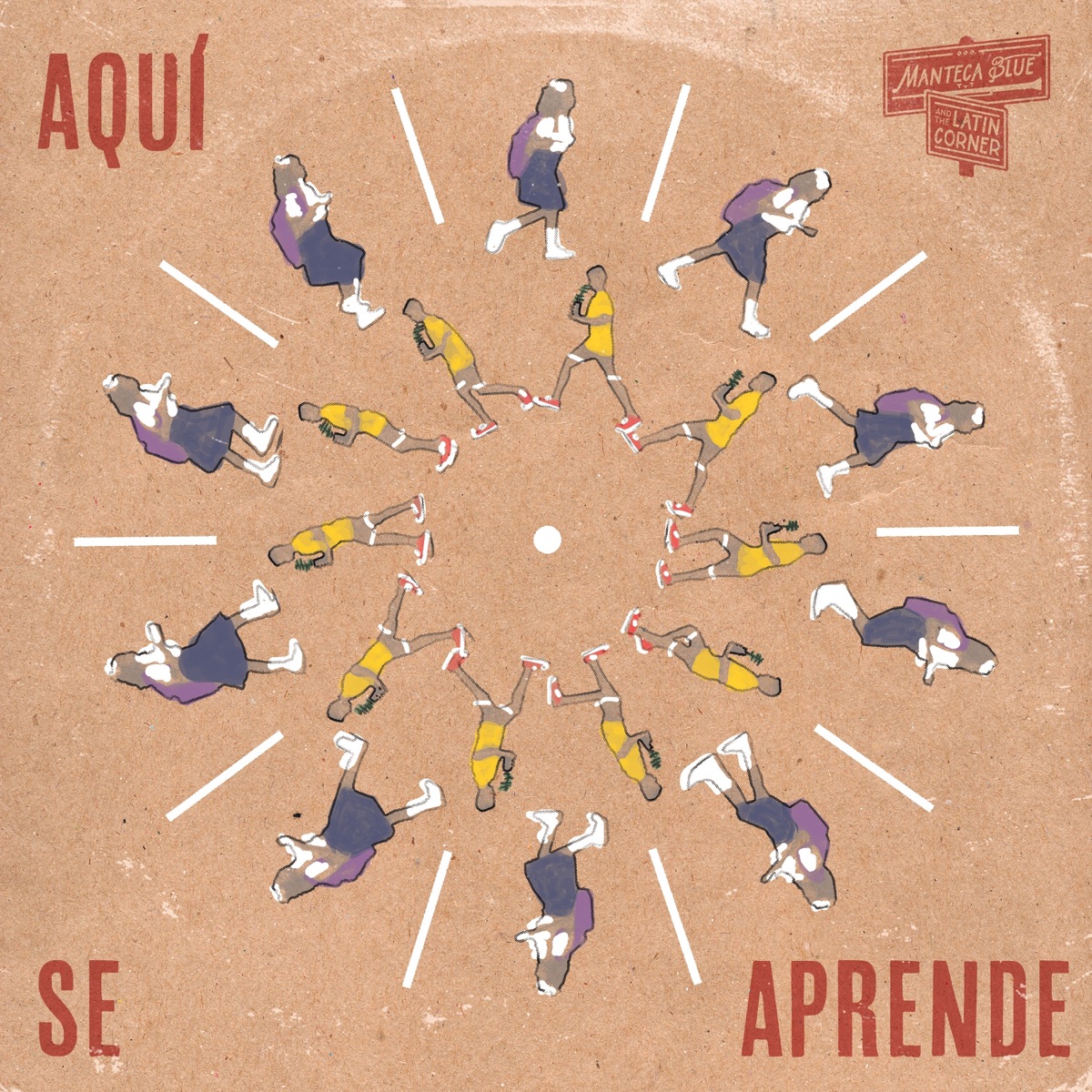 Aquí Se Aprende - Single by Manteca Blue & the Latin Corner album cover