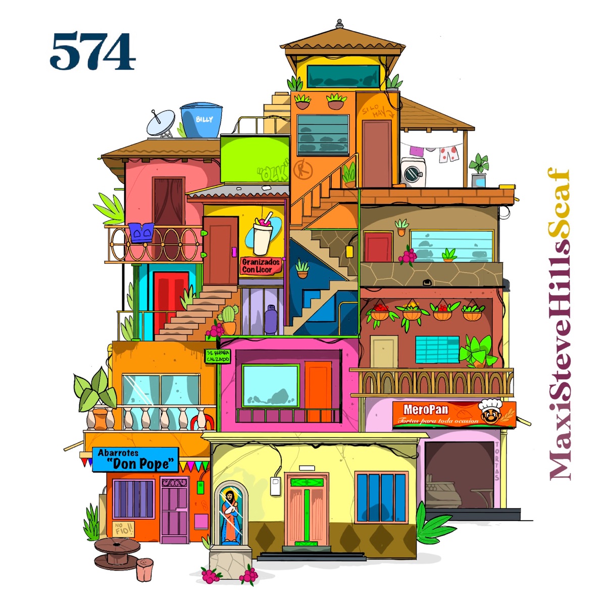 Me Tira (feat. Scaf) - Single by 574, Maxi & Steve Hills album cover