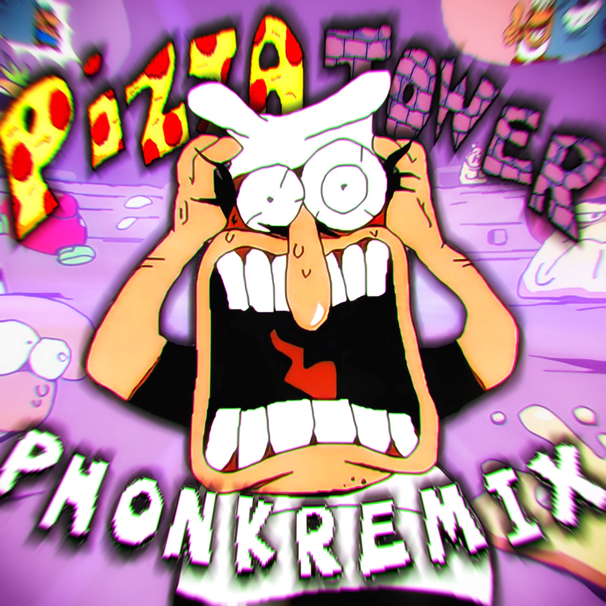 PIZZA TOWER (PHONK REMIX) - Single by VISXGE & GXNRC album cover