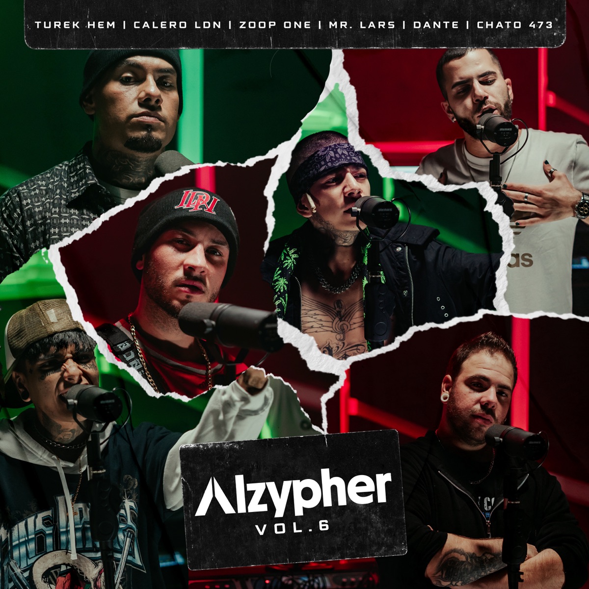 Alzypher Vol. 6 - Single by Chato 473, Dante, Alzada, Turek Hem, Calero LDN, Zeta Uno & Mr. Lars album cover