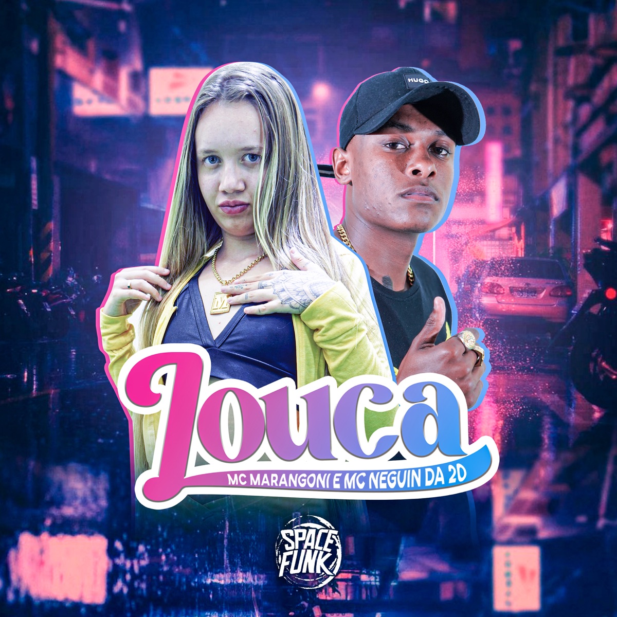 Louca (feat. MC Neguin da 20) - Single by MC Marangoni album cover