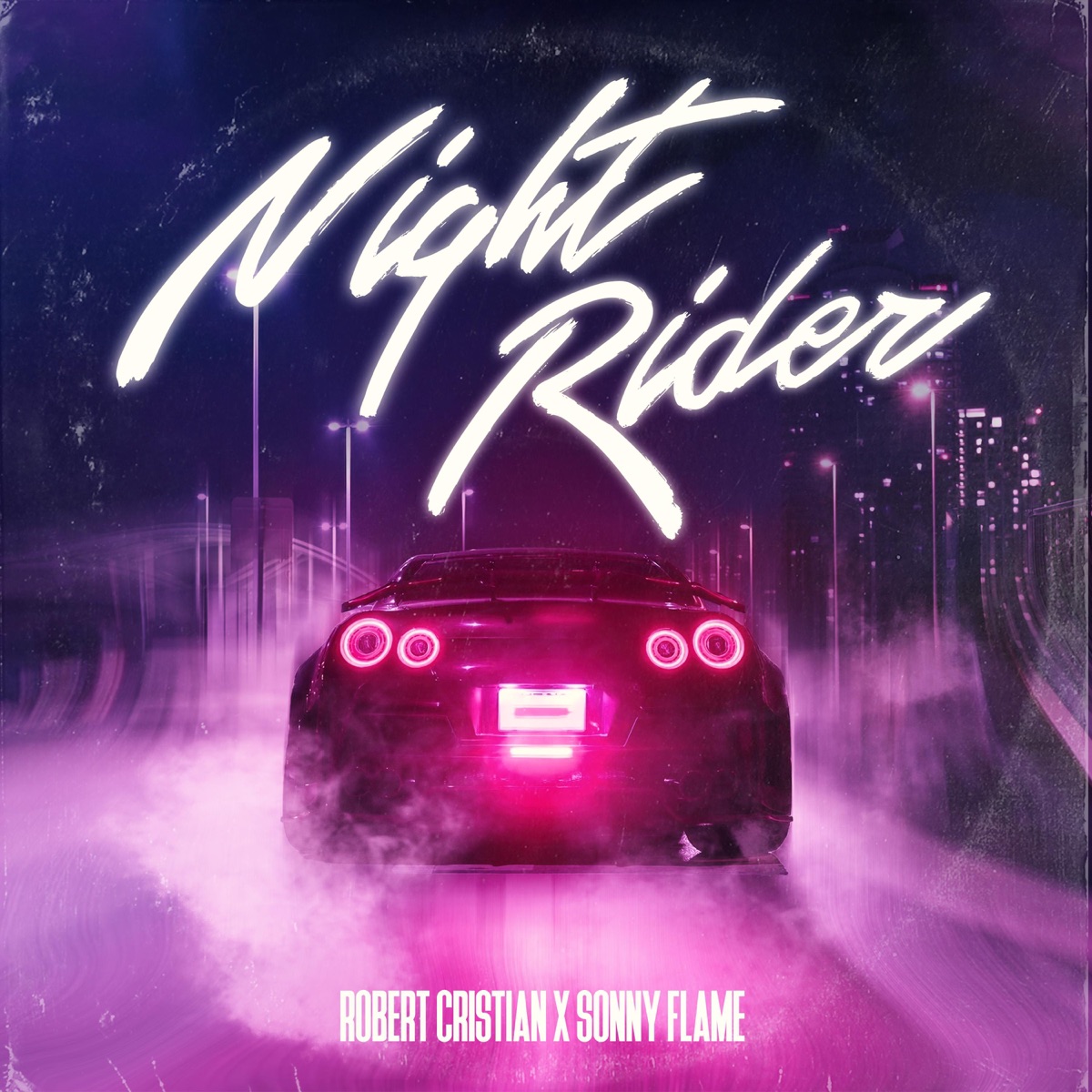 Night Rider - Single by Robert Cristian & Sonny Flame album cover