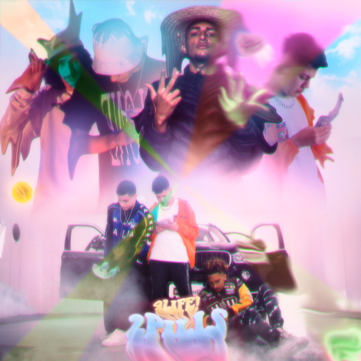 2 Pills (feat. Aklipe44, Greygoosing, Lil Vxct & Jeall) - Single by 4LIFE Collective album cover