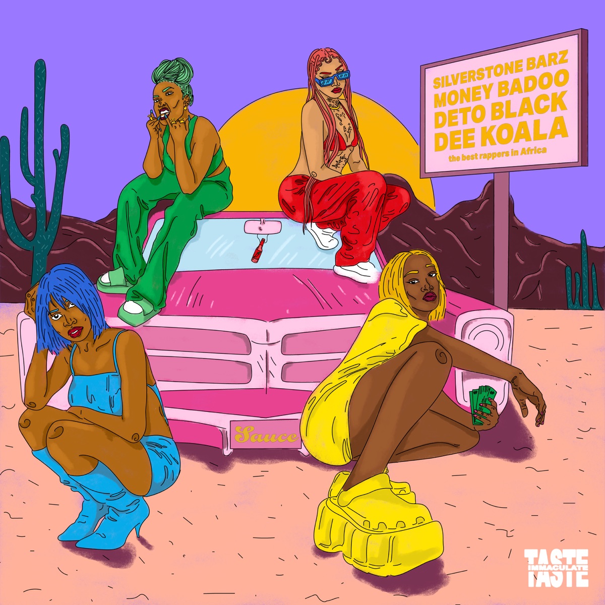 SAUCE (feat. Silverstone Barz, Dee Koala, Money Badoo & DETO BLACK) - Single by Immaculate Taste album cover
