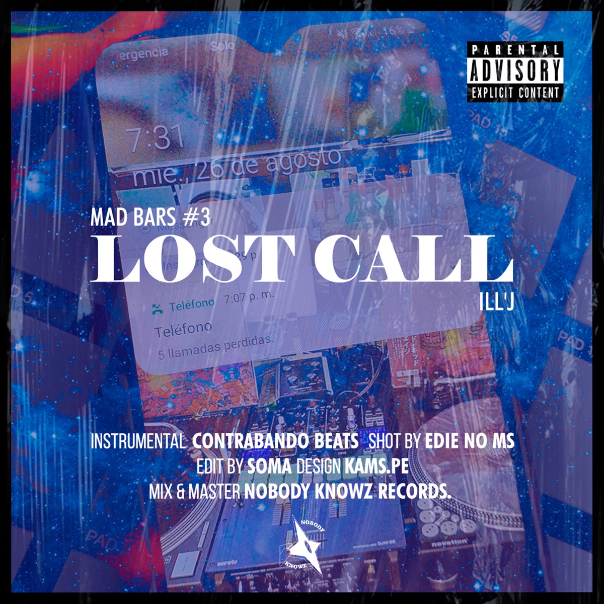 Mad Bars #3 / Lost Call - Single by Ill' J album cover