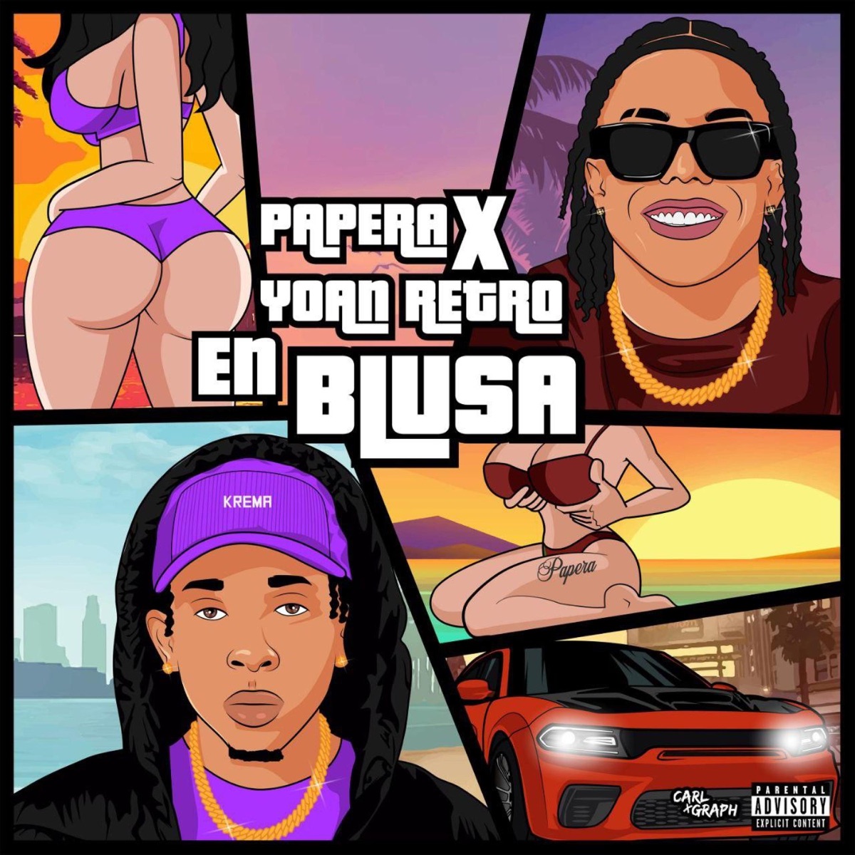 EN BLUSA (feat. Yoan Retro) - Single by Papera album cover