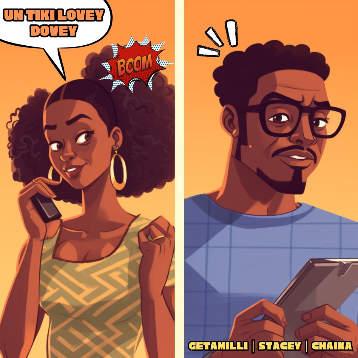 Lovey Dovey - Single by Getamilli, Stacey & Chaika album cover