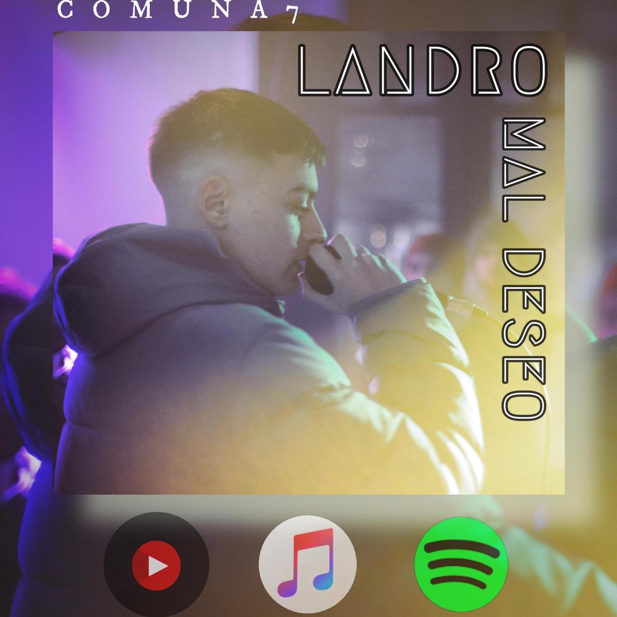 MAL DESEO - Single by Landro album cover