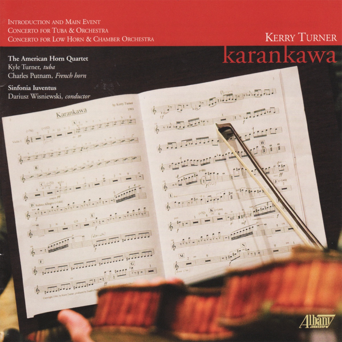 Kerry Turner: Orchestral Music by Polish Sinfonia Iuventus Orchestra, Darius Wisniewski & American Horn Quartet album cover