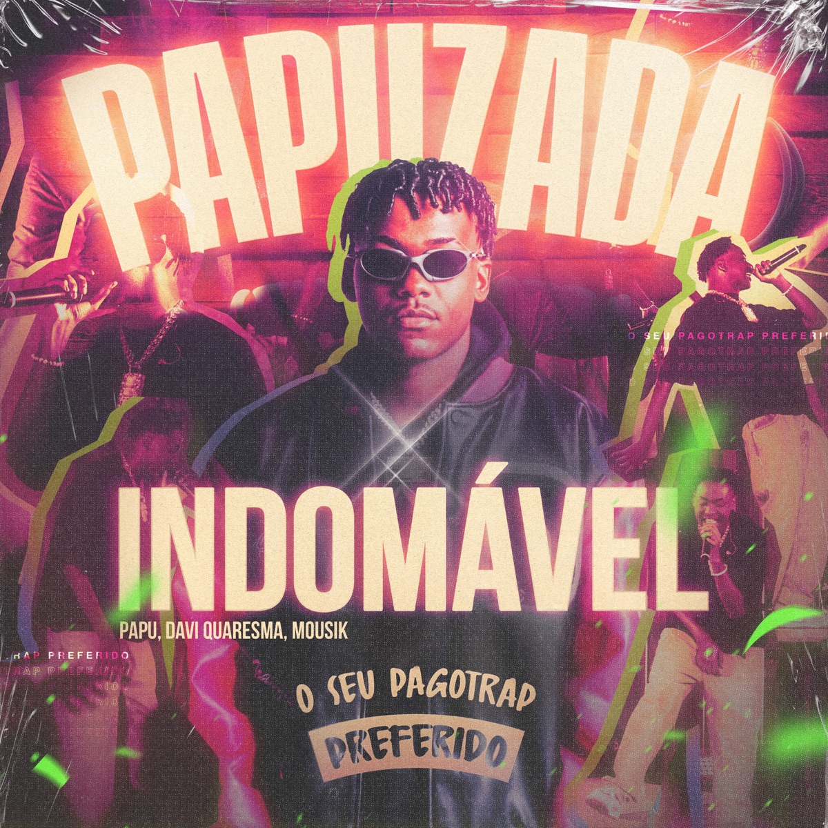 Indomável (Ao Vivo) - Single by Papu, Davi Quaresma & Mousik album cover