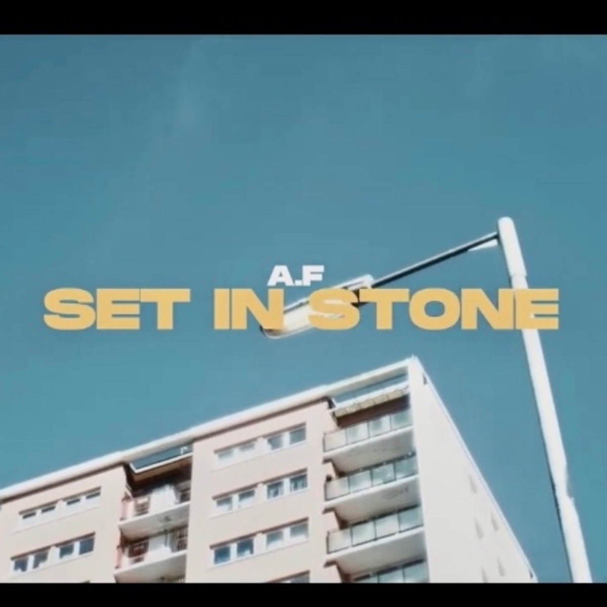 Set In Stone - Single by A.F album cover