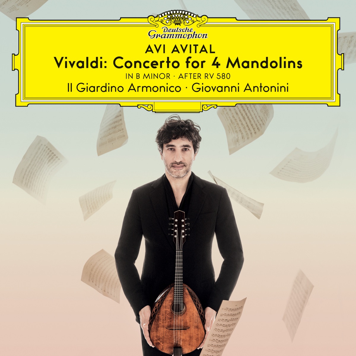 Vivaldi: Concerto in B Minor, RV 580 (Adapt. for 4 Mandolins, Strings and Continuo) - Single by Avi Avital, Il Giardino Armonico & Giovanni Antonini album cover