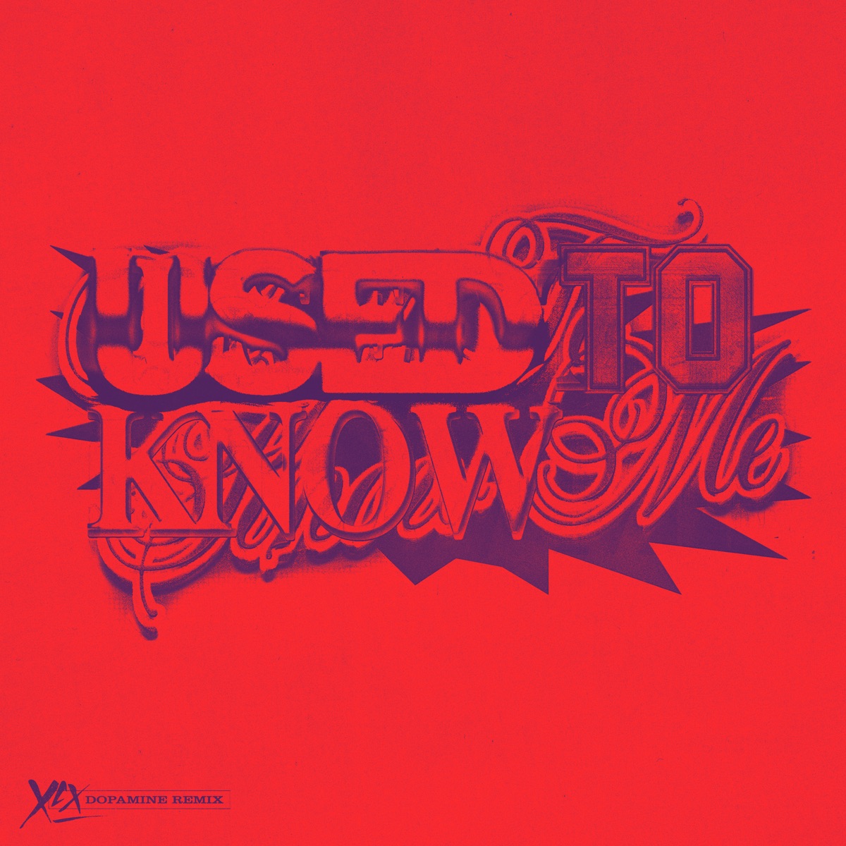 Used To Know Me (Dopamine VIP Remix) - Single by Charli xcx album cover artwork