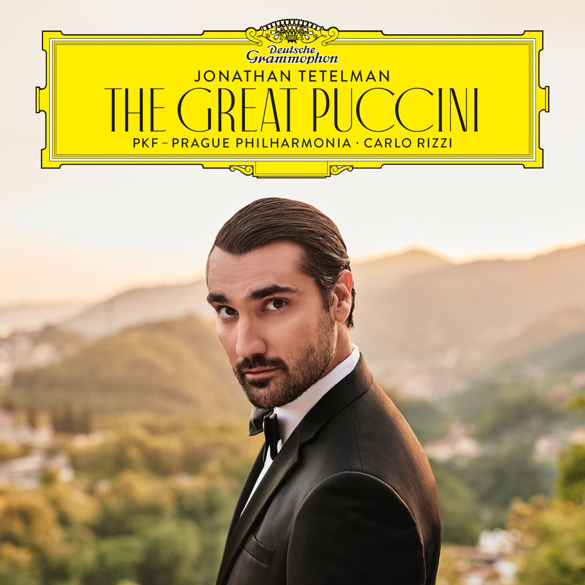 The Great Puccini by Jonathan Tetelman, PKF - Prague Philharmonia & Carlo Rizzi album cover