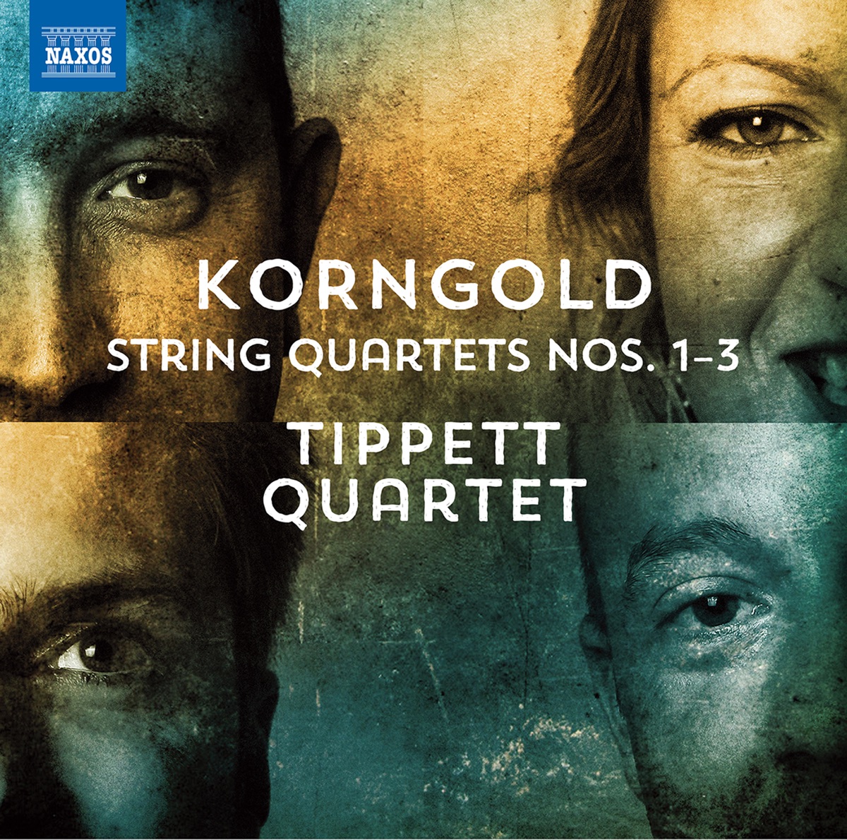 Korngold: String Quartets Nos. 1–3 by Tippett Quartet album cover