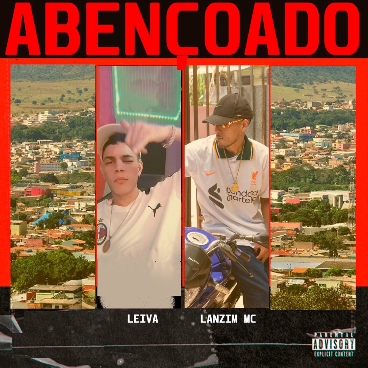 Abençoado - Single by Leiva & Lanzim Mc album cover