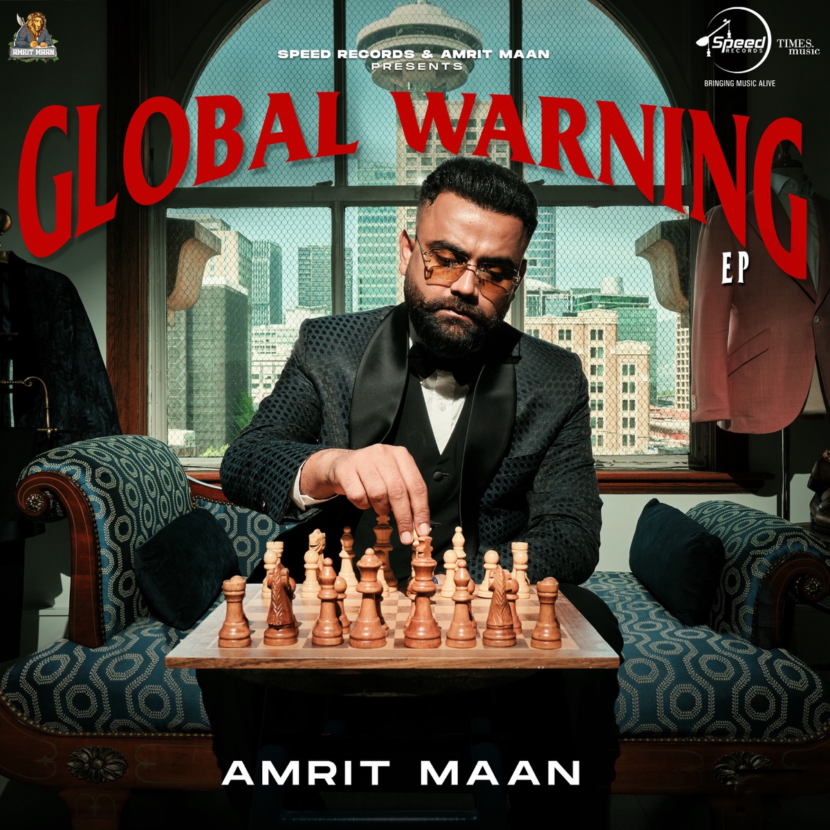 GLOBAL WARNING - EP by Amrit Maan album cover