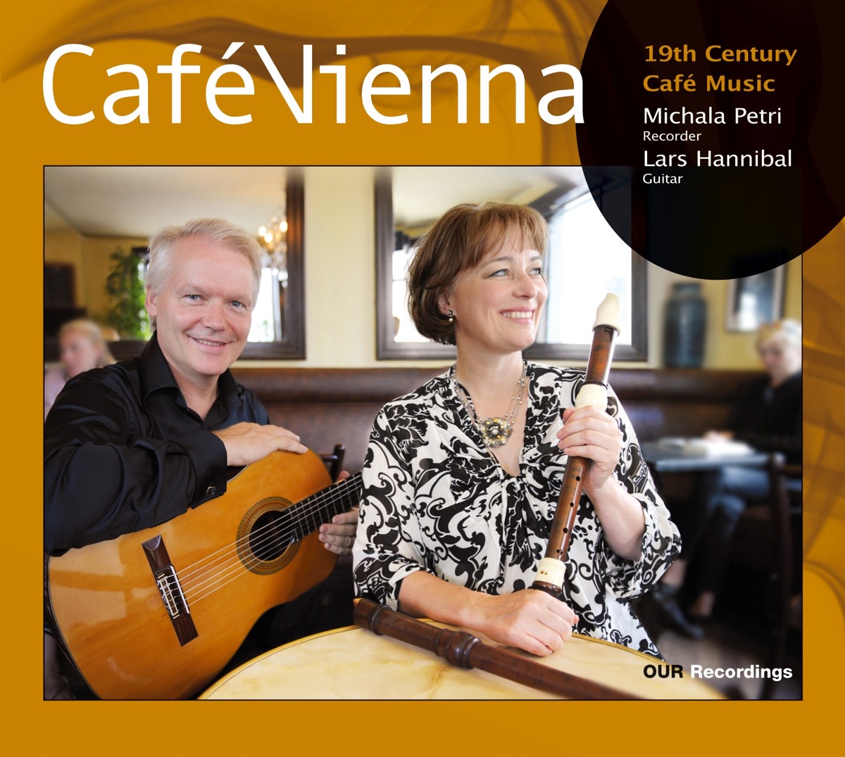 Chamber Music (19th Century) - Giuliani, M. - Carulli, F. - Kuffner, J. - Beethoven, L. Van - Krahmer, E. (19th Century Cafe Music) by Michala Petri & Lars Hannibal album cover