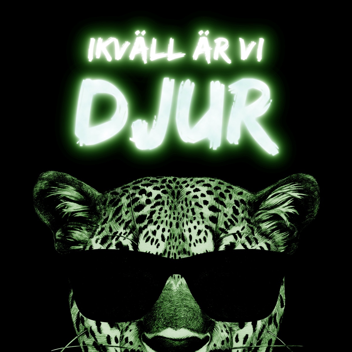 IKVÄLL ÄR VI DJUR - Single by KNARKPATRULLEN & ShotLine album cover