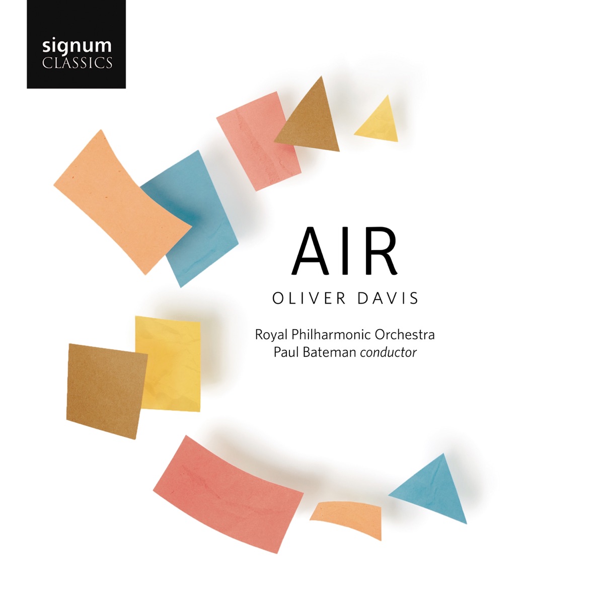 Oliver Davis: Air by Oliver Davis, Paul Bateman & Royal Philharmonic Orchestra album cover