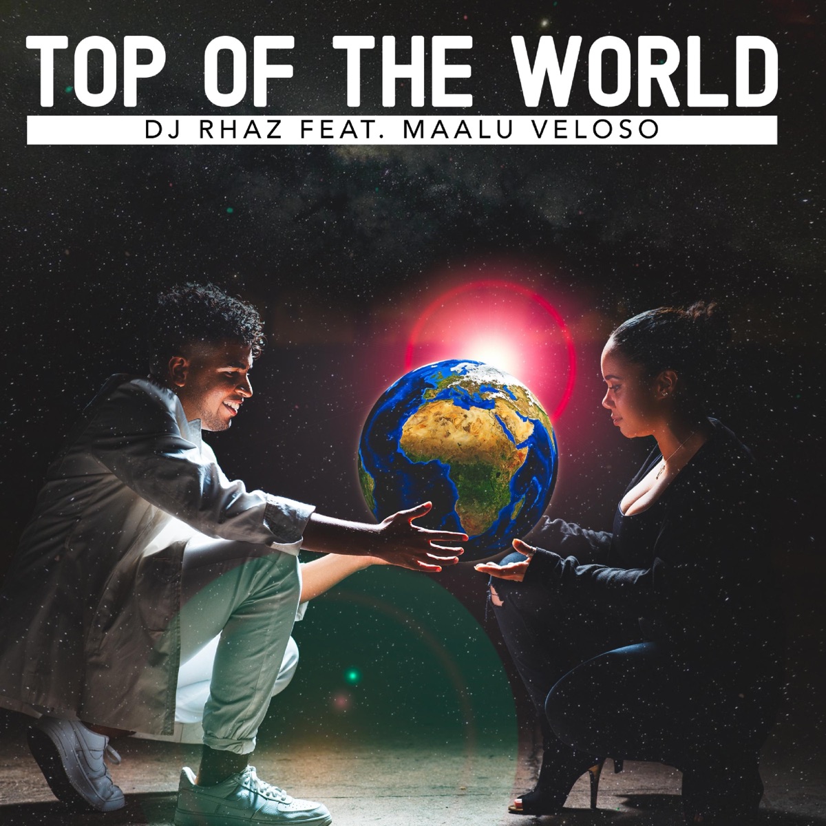 Top of the World (feat. Maalu Veloso) [Radio Edit] [Radio Edit] - Single by Rhaz album cover