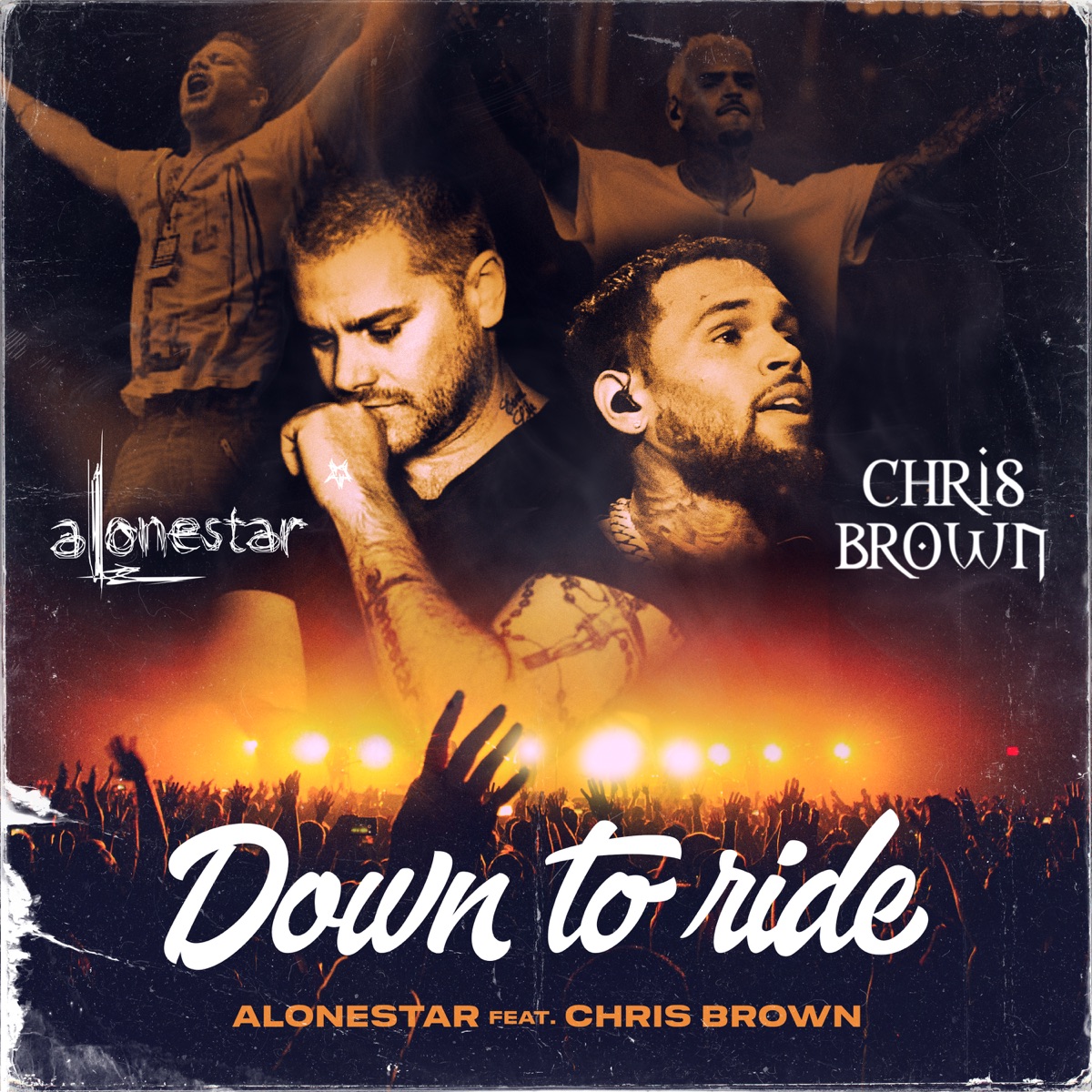 Down 2 Ride (feat. Chris Brown) - Single by Alonestar album cover