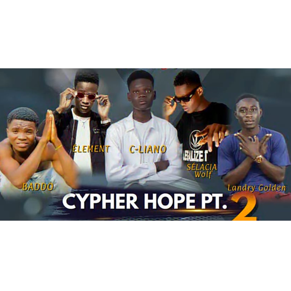 Cypher Hope Pt.2 (feat. Baddo, Element, C-Liano & Selacia Wolf) - Single by Landry Golden album cover