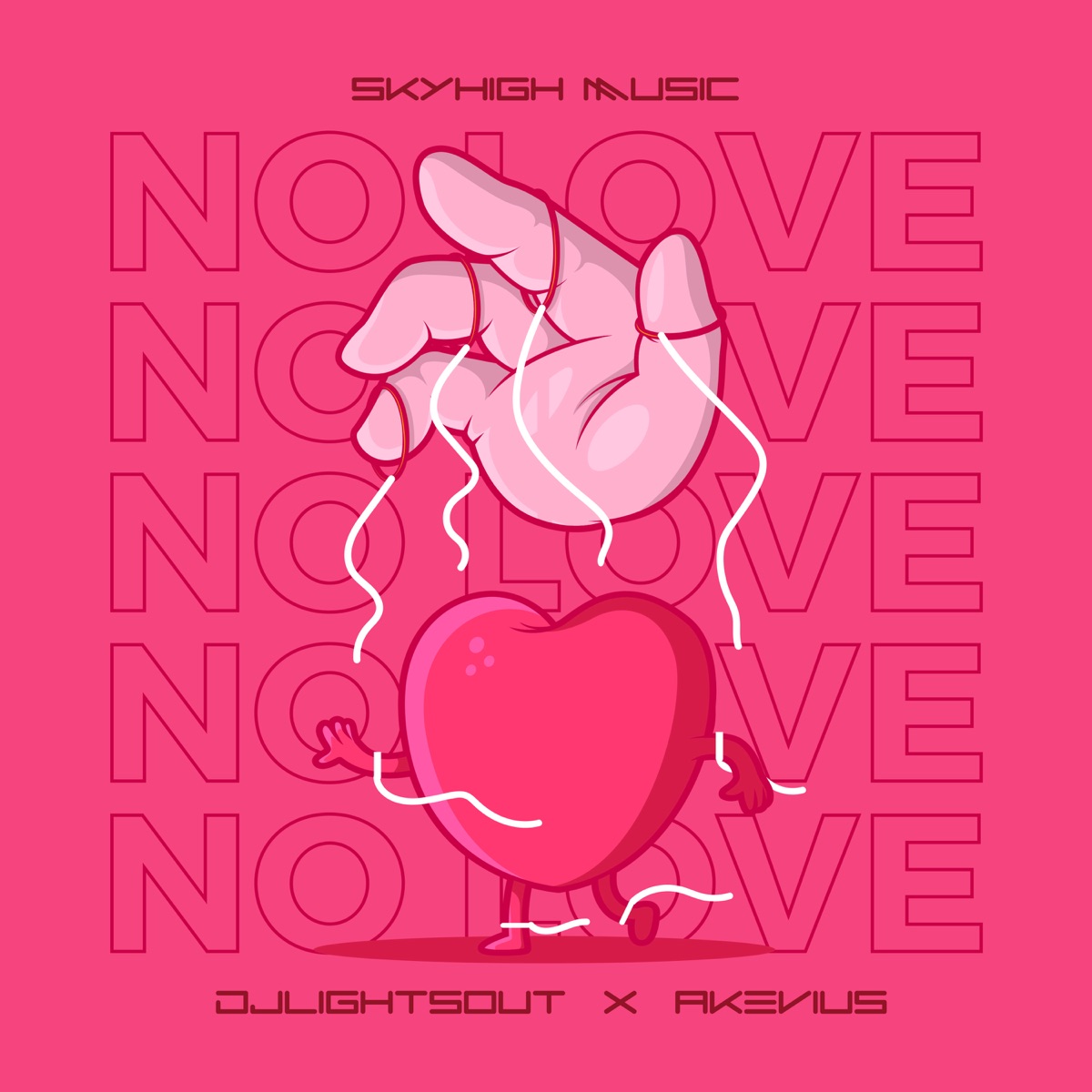 No Love (feat. Akevius) - Single by Dj Lights Out album cover