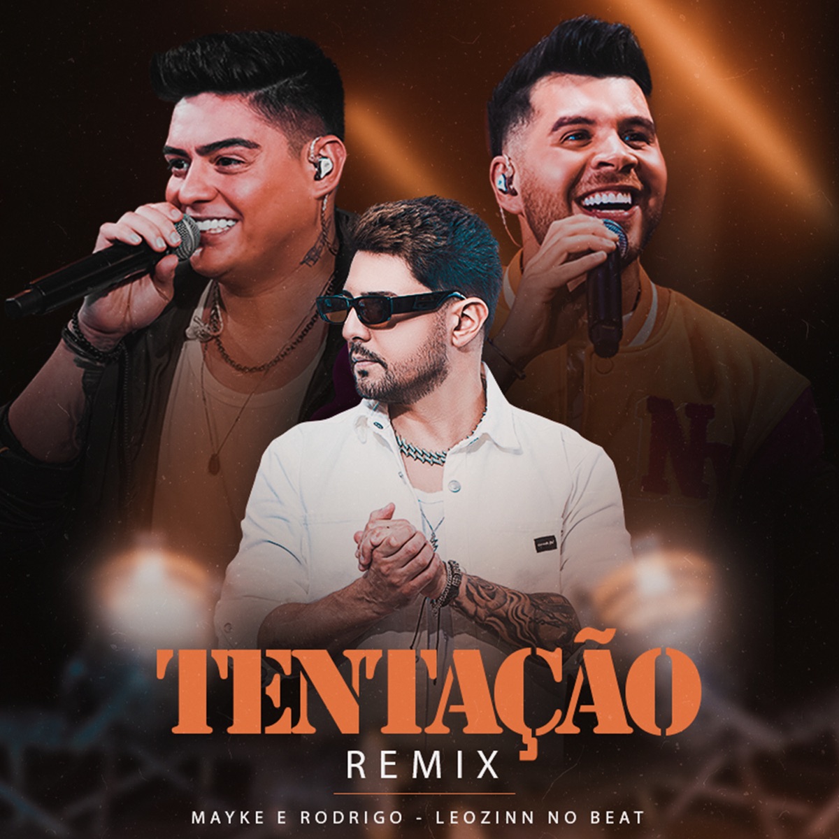 Tentação (Remix) [feat. Mayke & Rodrigo] - Single by Leozinn No Beat album cover