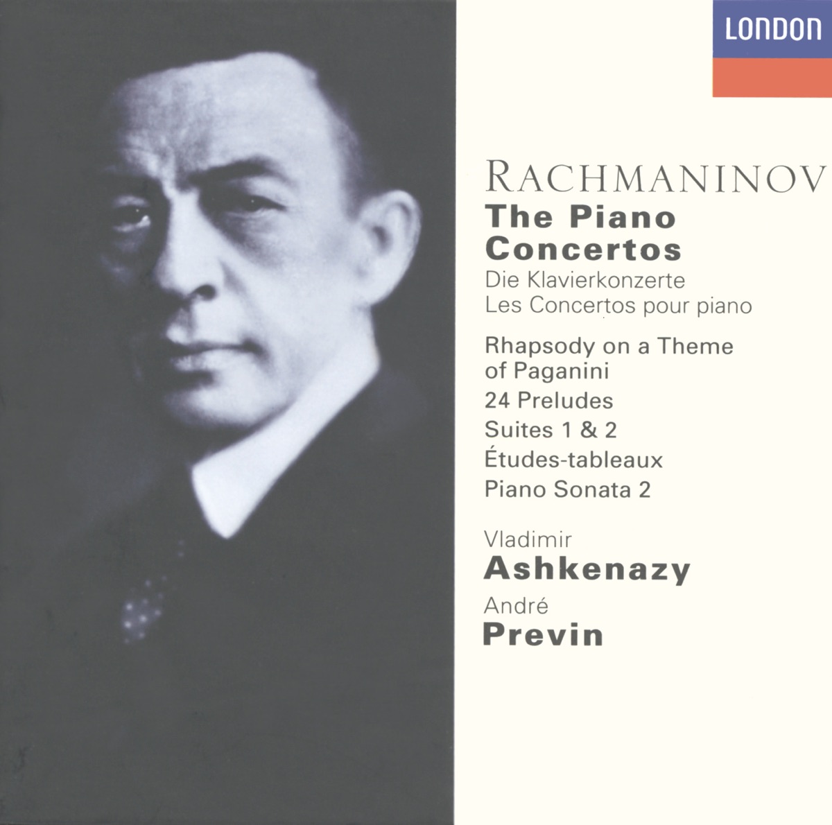 Rachmaninov: The Piano Concertos by Vladimir Ashkenazy album cover