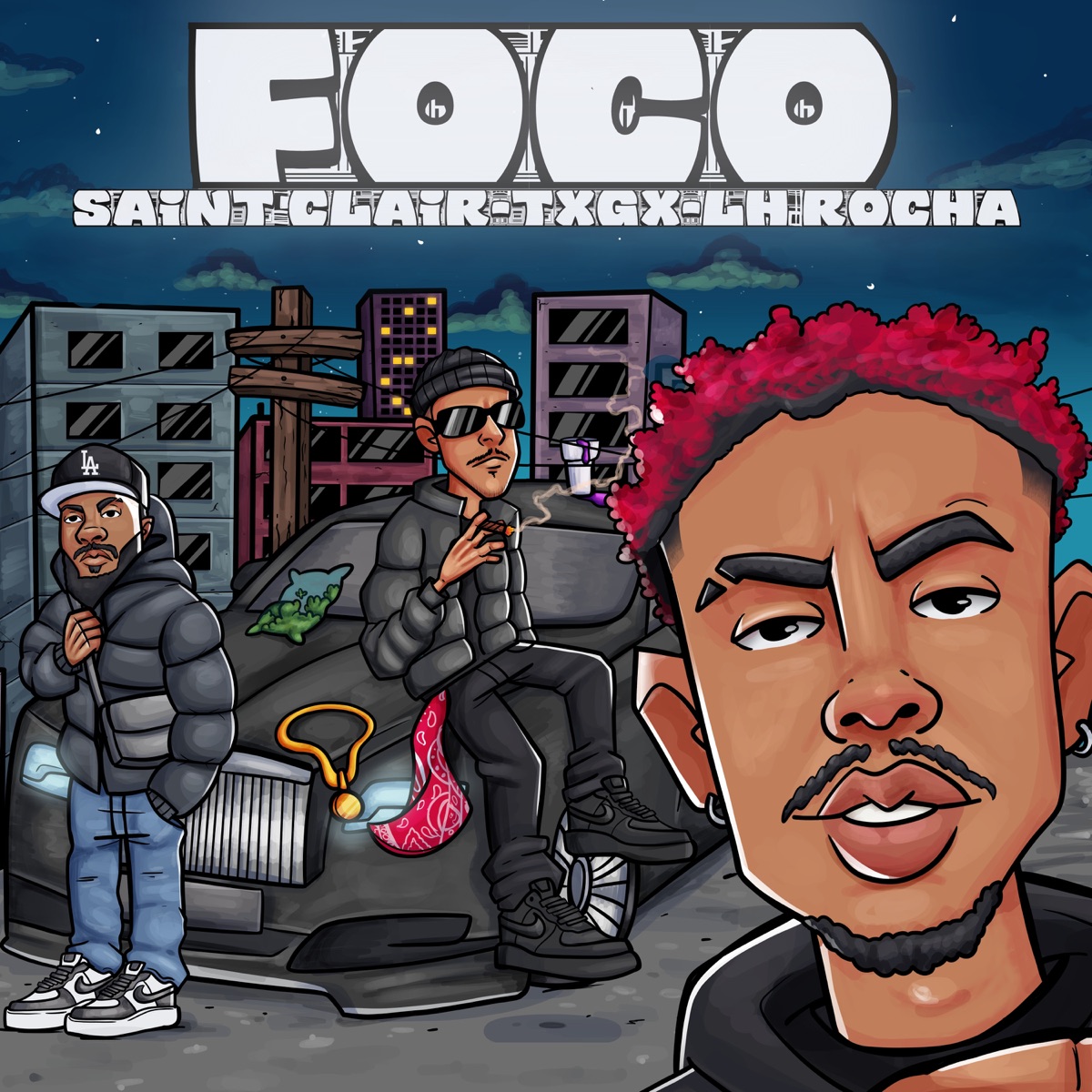 FOCO - Single by Saint Clair, TXGX & LH Rocha album cover