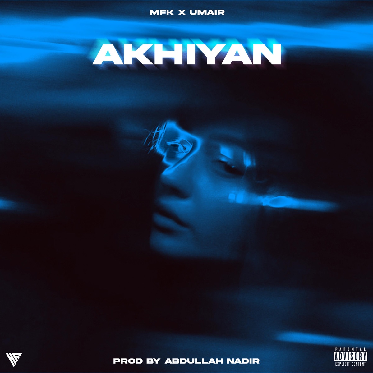 AKHIYAN (feat. UMAIR) - Single by MFKv8 album cover