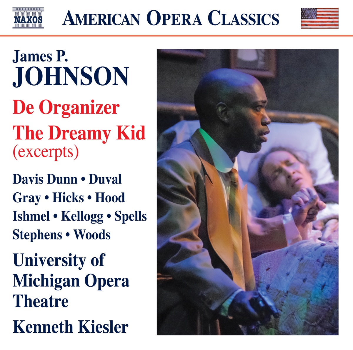 James P. Johnson: De Organizer & The Dreamy Kid (Excerpts) by Rabihah Davis Dunn, Olivia Duval, Emery Stephens, Lonel Woods, Kenneth Kellogg, Monique Spells, Darnell Ishmel, Branden C.S. Hood, Elizabeth Gray, Lori Celeste Hicks, De Organizer Chorus, University of Michigan Symphony Orchestra & Kenneth Kiesler album cover