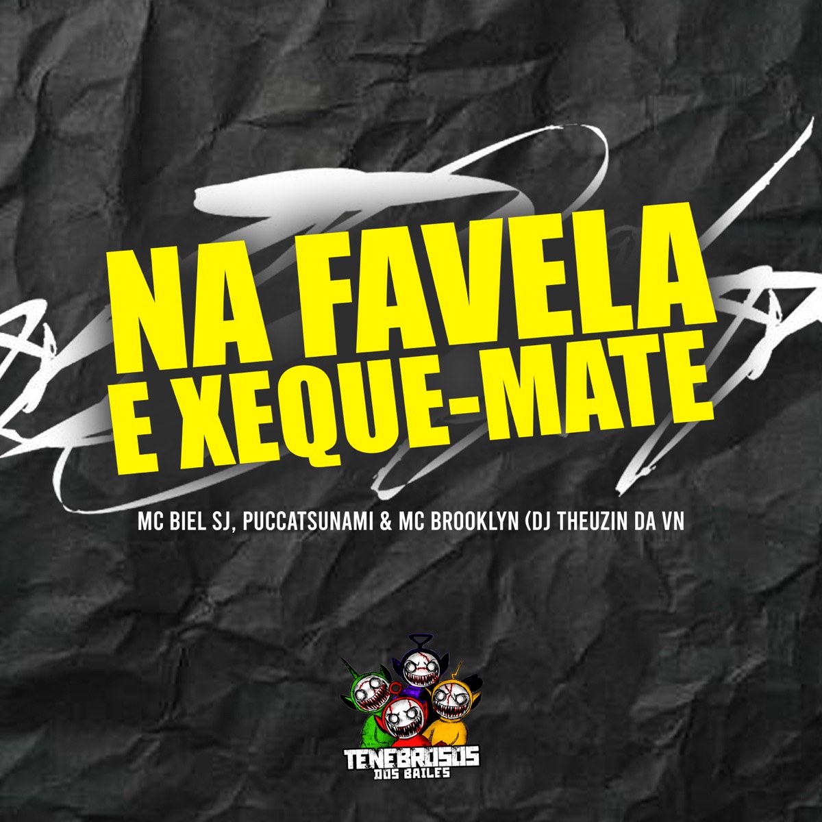 Na Favela e Xeque-Mate (feat. MC Biel SJ) - Single by DJ Theuzin da VN, Mc Brooklyn & Puccatsunami album cover
