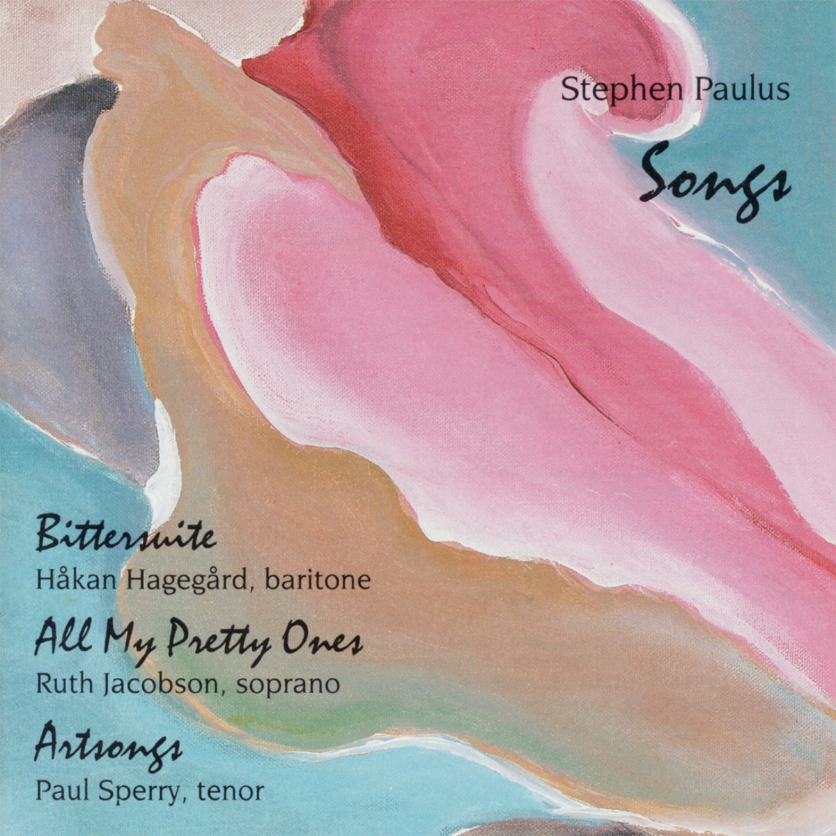 Stephen Paulus: Songs by Paul Sperry album cover