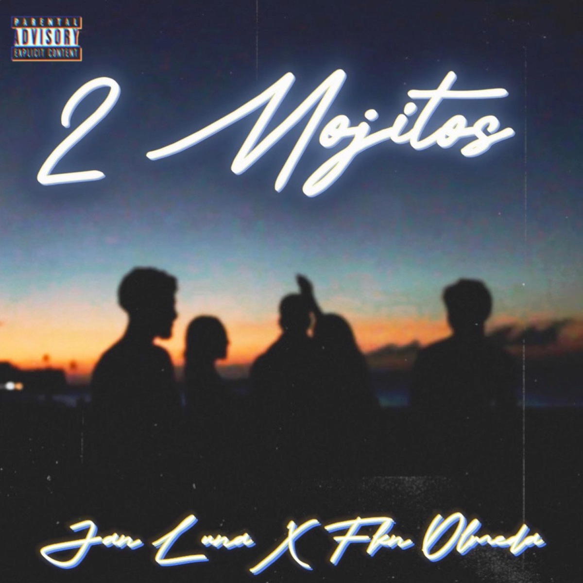 2 MOJITOS (feat. FKN OLMEDA) - Single by JANLUNA album cover