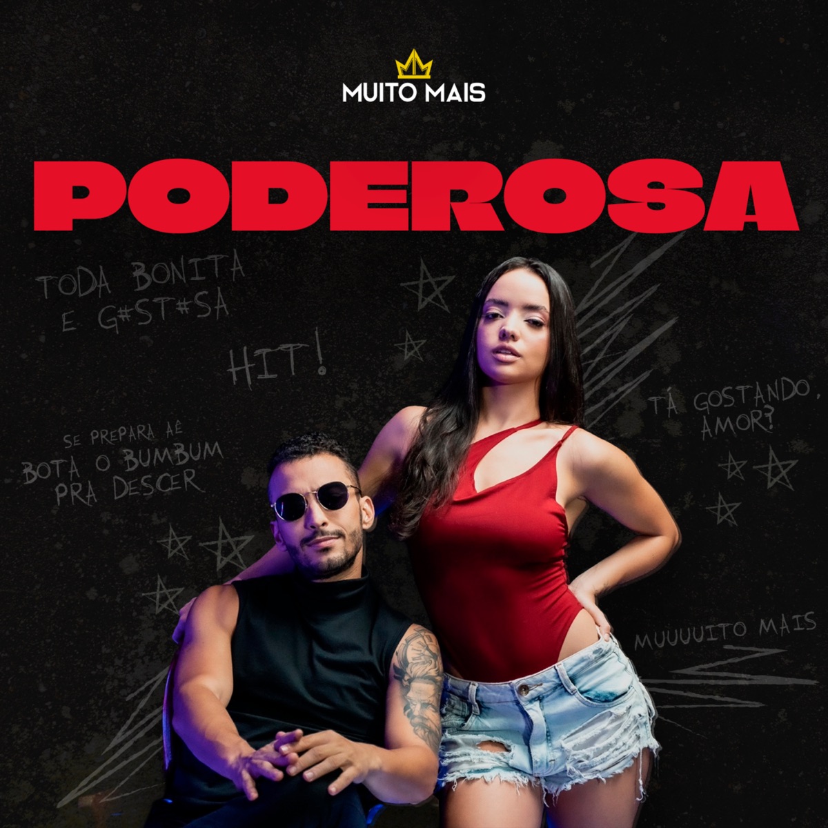 Poderosa - Single by Banda Muito Mais album cover