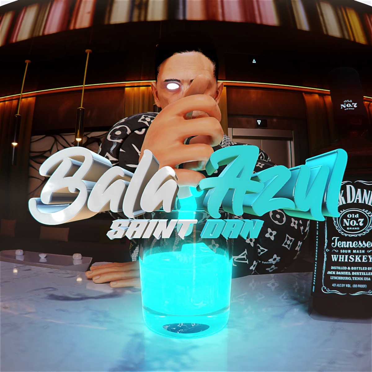 Bala Azul - Single by Saint Dan album cover