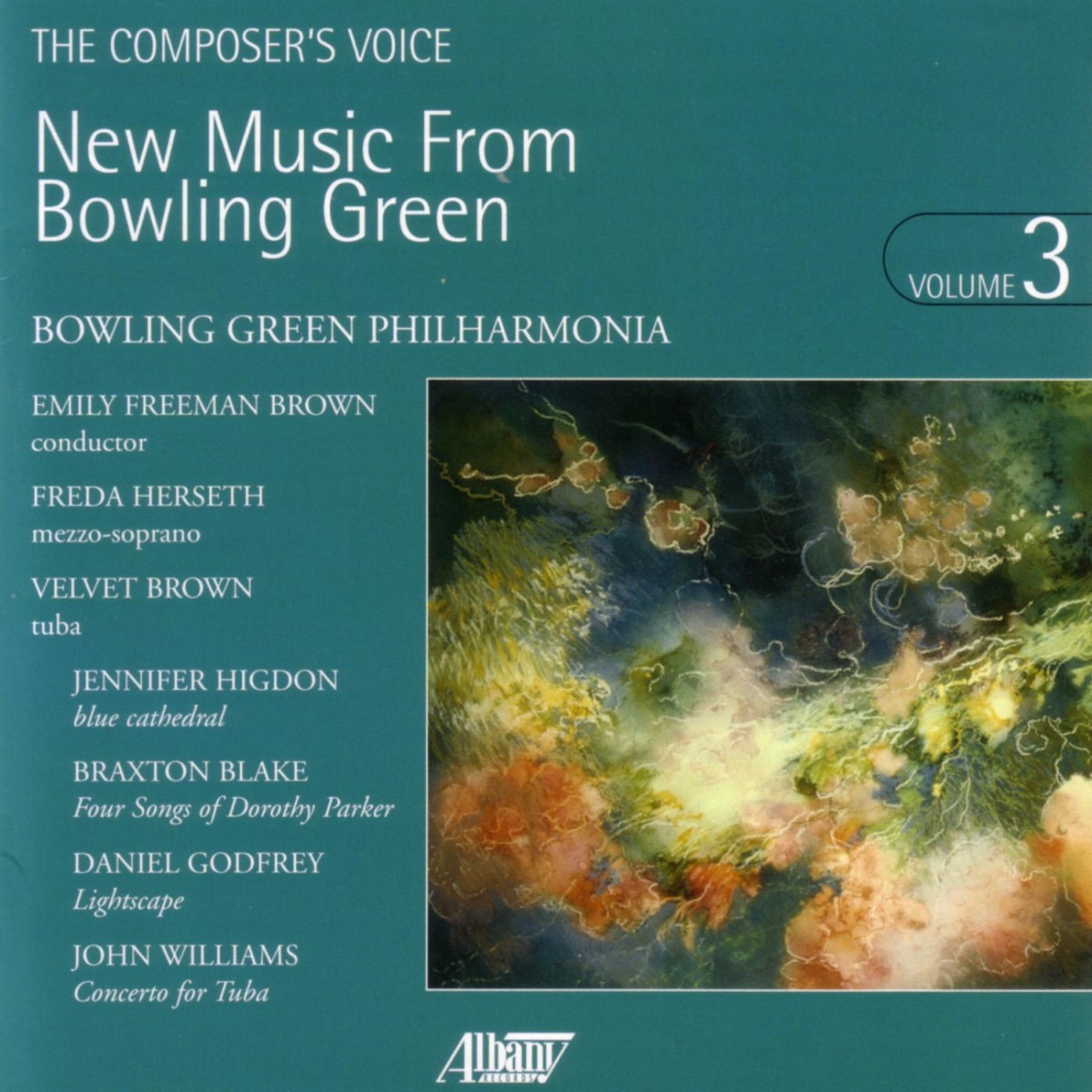 New Music from Bowling Green (Vol. 3) by Bowling Green Philharmonia & Emily Freeman Brown album cover